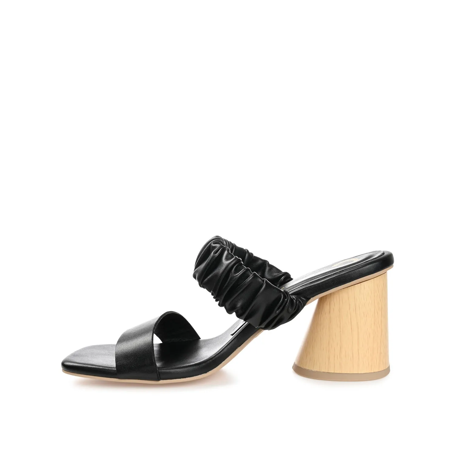 FAYTH HEELED SANDALS IN FAUX LEATHER