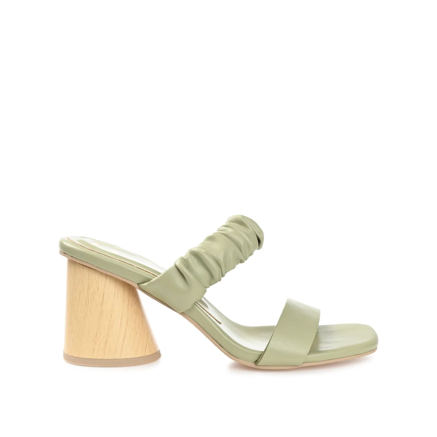 FAYTH HEELED SANDALS IN FAUX LEATHER