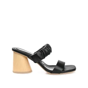 FAYTH HEELED SANDALS IN FAUX LEATHER