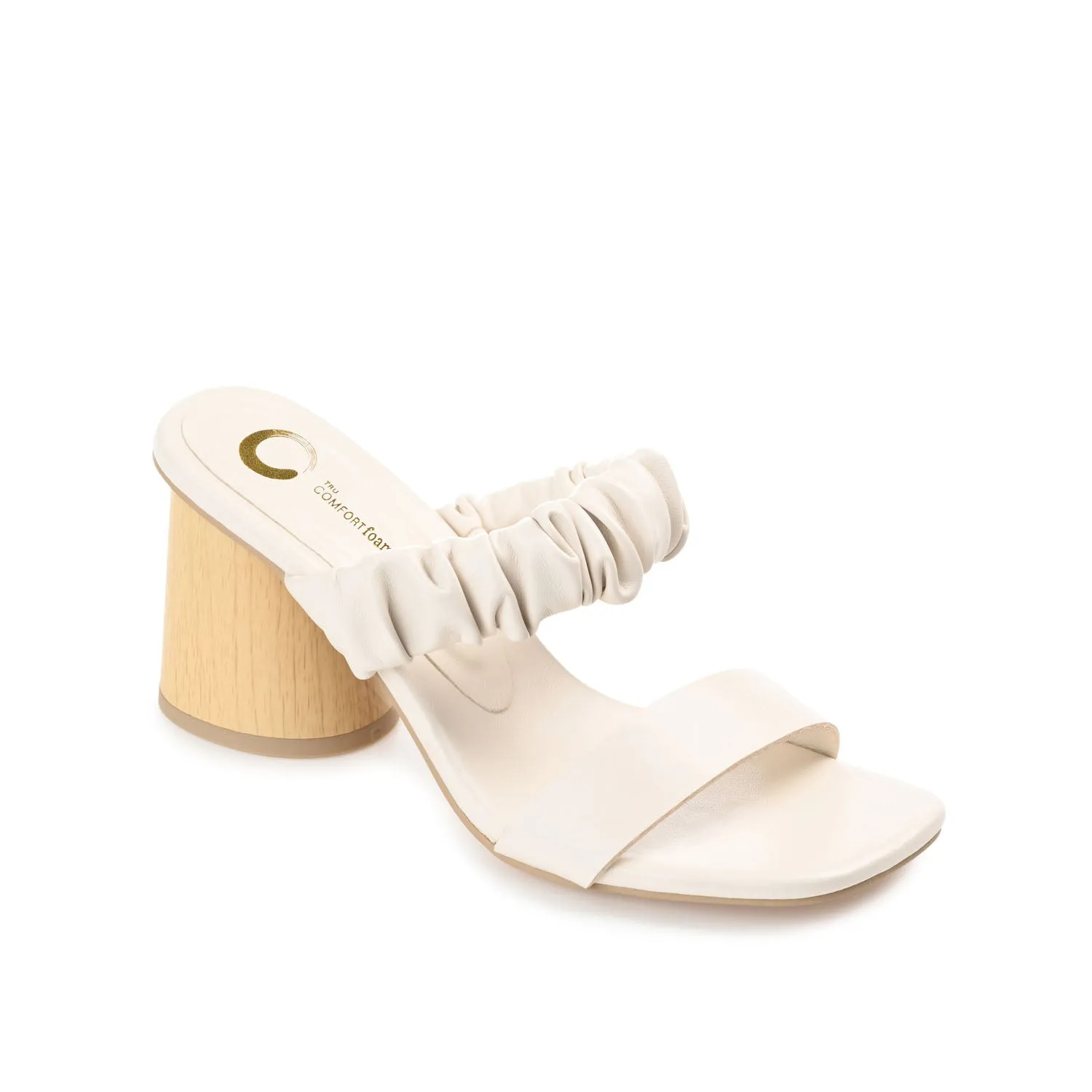 FAYTH HEELED SANDALS IN FAUX LEATHER