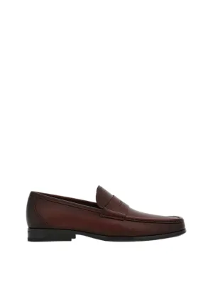 Ferragamo Classic Brown Leather Moccasins for Men - SS24 Collection