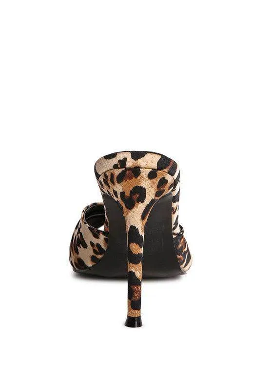 First Crush Satin Knot High Heeled Sandals