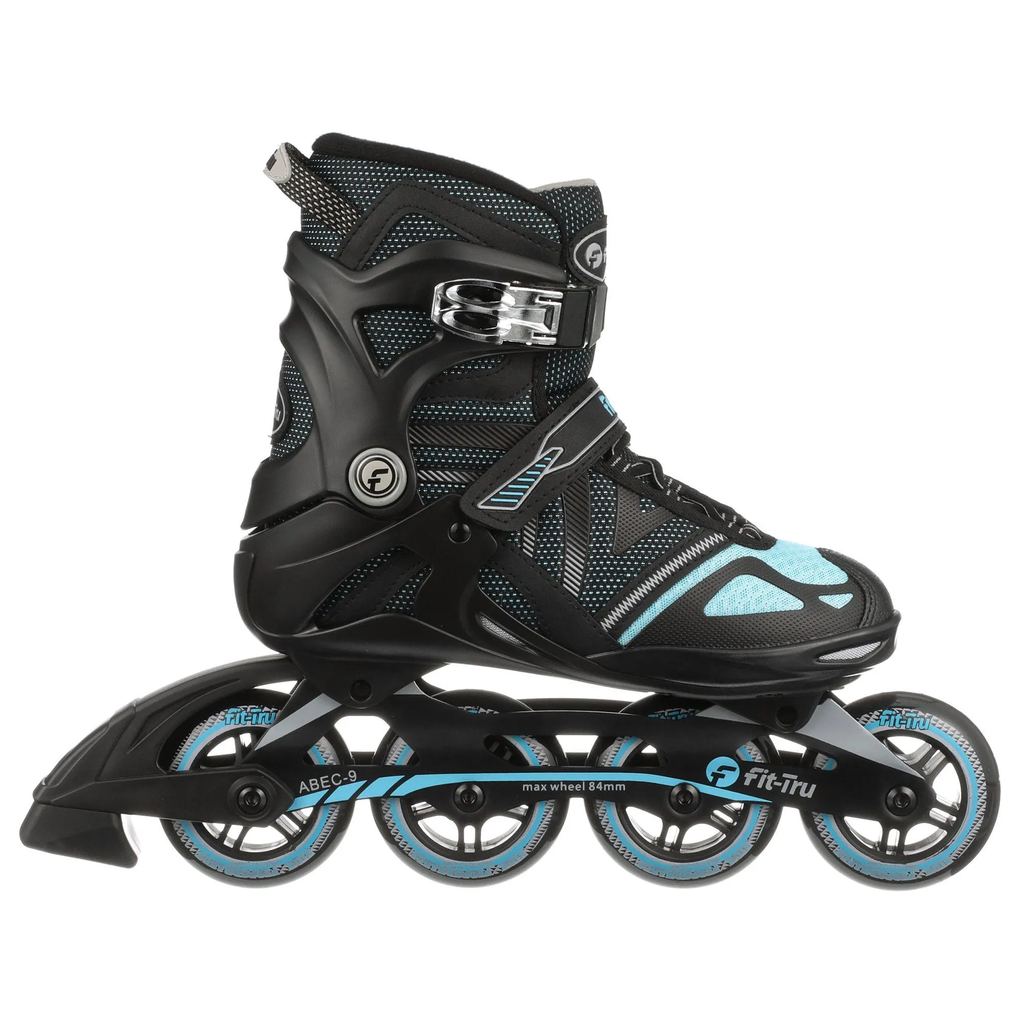 Fit-Tru Cruze 84 Blue Womens Inline Skates - (Size 9 NEW/Open Box)