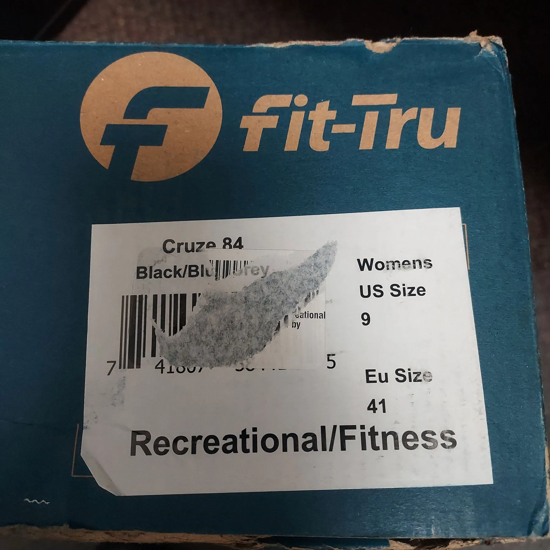 Fit-Tru Cruze 84 Blue Womens Inline Skates - (Size 9 NEW/Open Box)