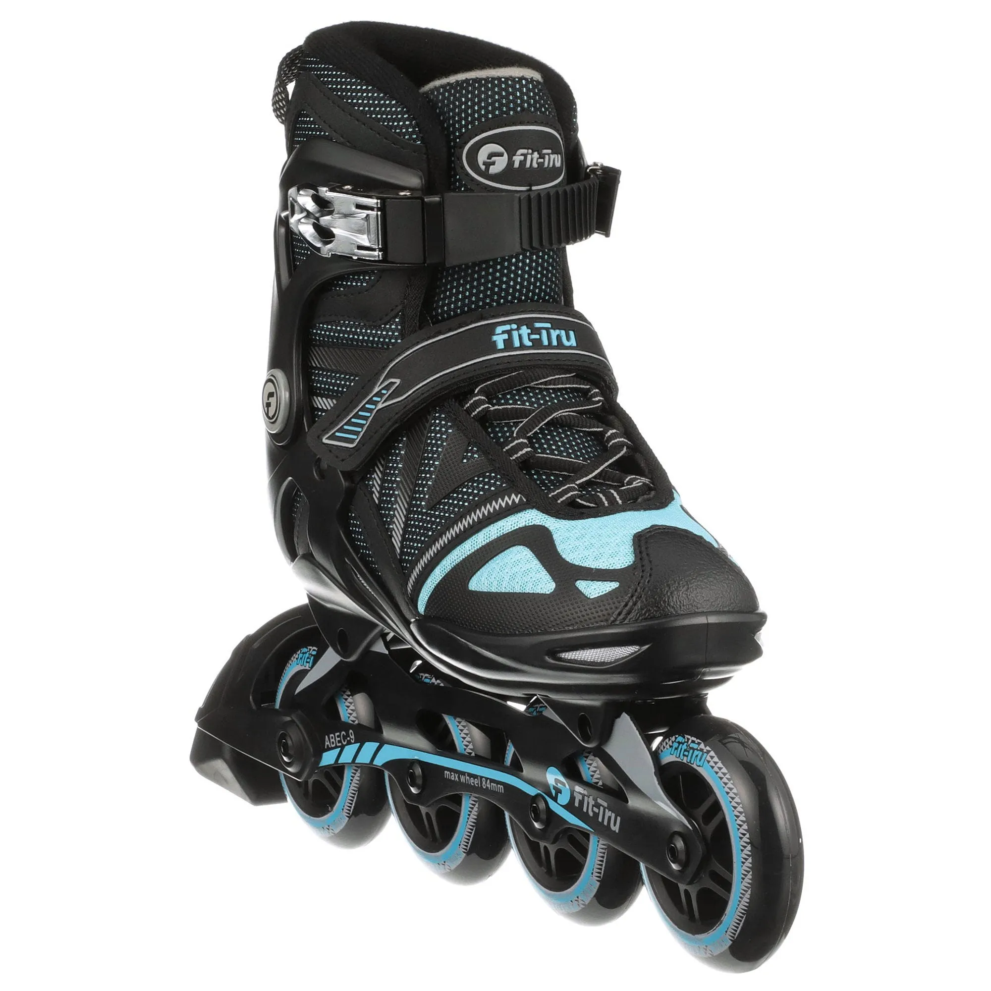 Fit-Tru Cruze 84 Blue Womens Inline Skates - (Size 9 NEW/Open Box)