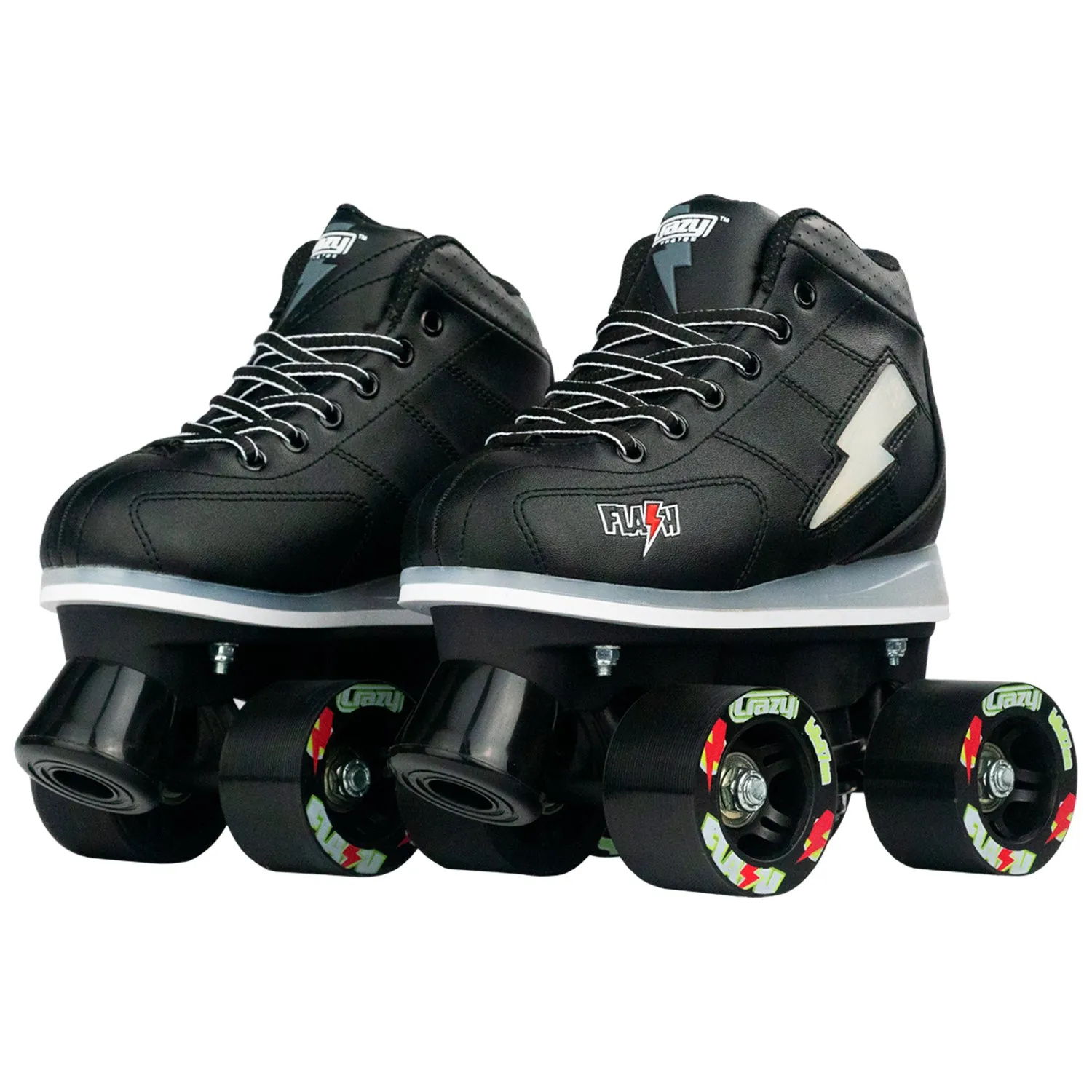 FLASH Black -  Light Up Roller Skates