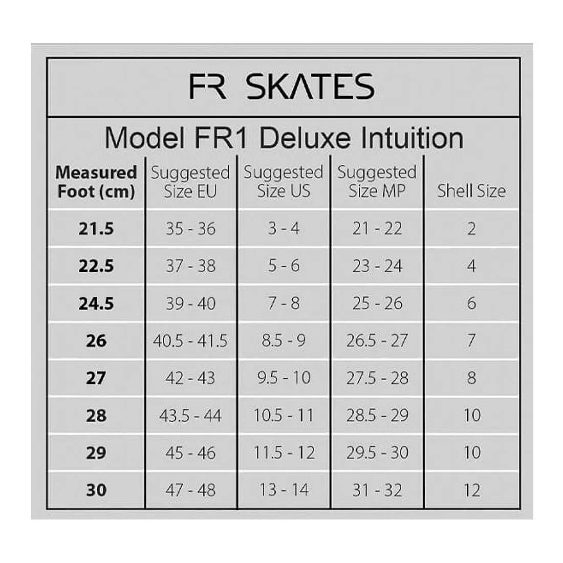 FR Skates FR1 310 Deluxe Intuition - Black