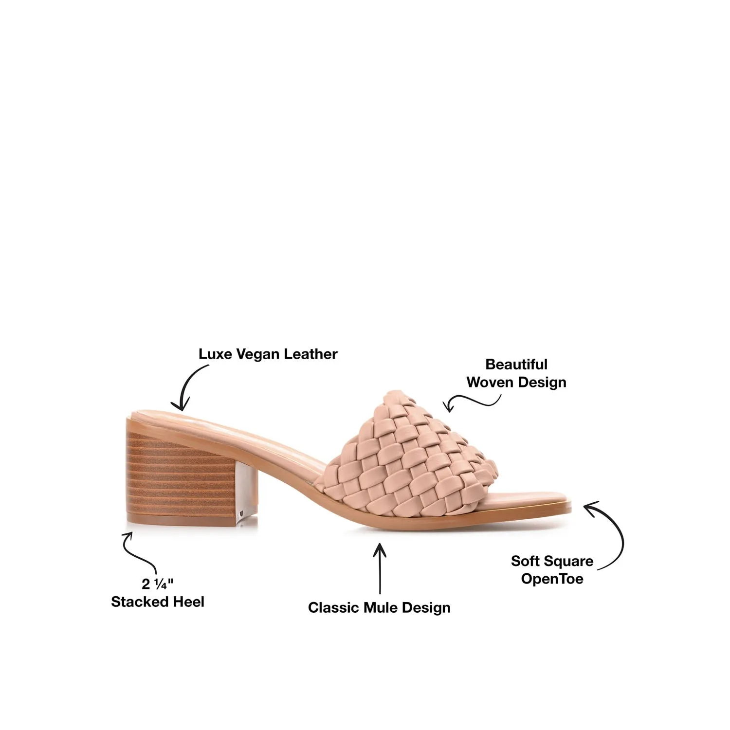 FYLICIA HEELED SANDALS IN FAUX LEATHER