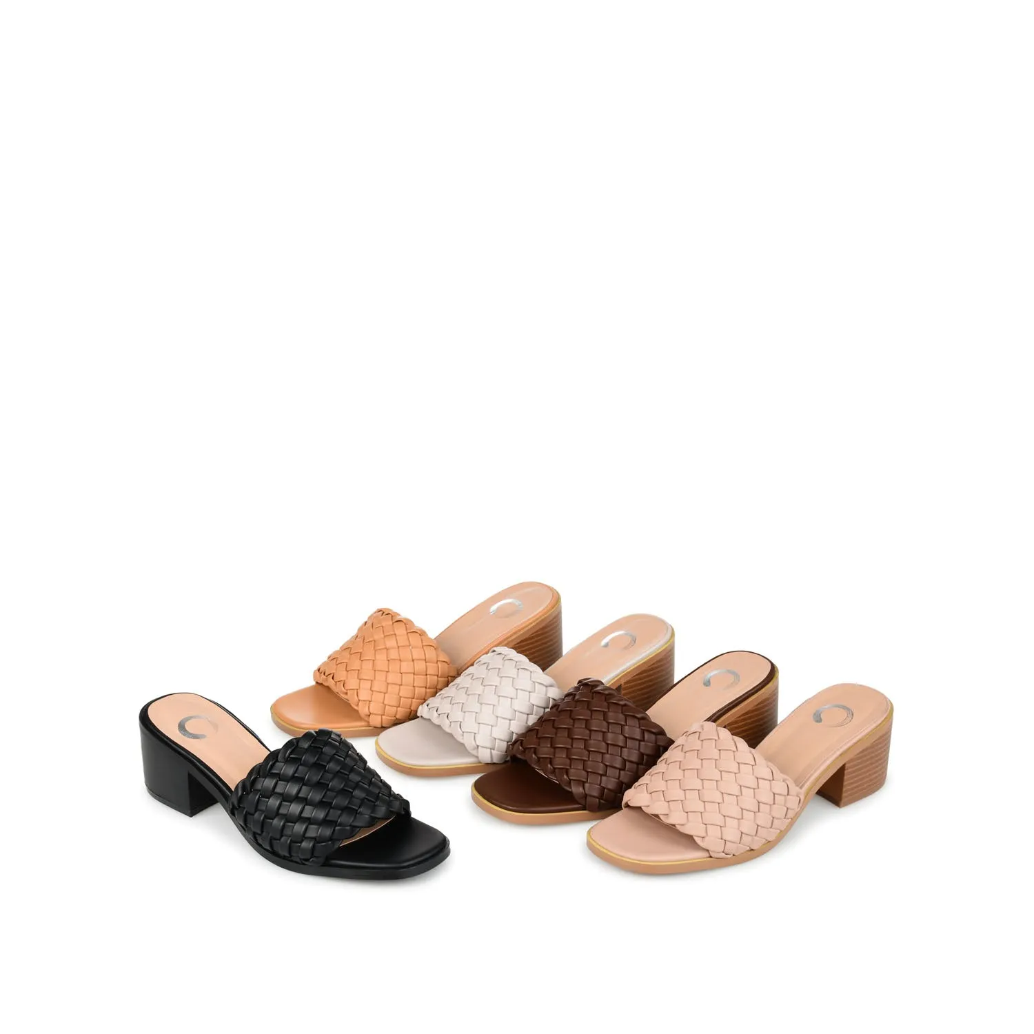 FYLICIA HEELED SANDALS IN FAUX LEATHER