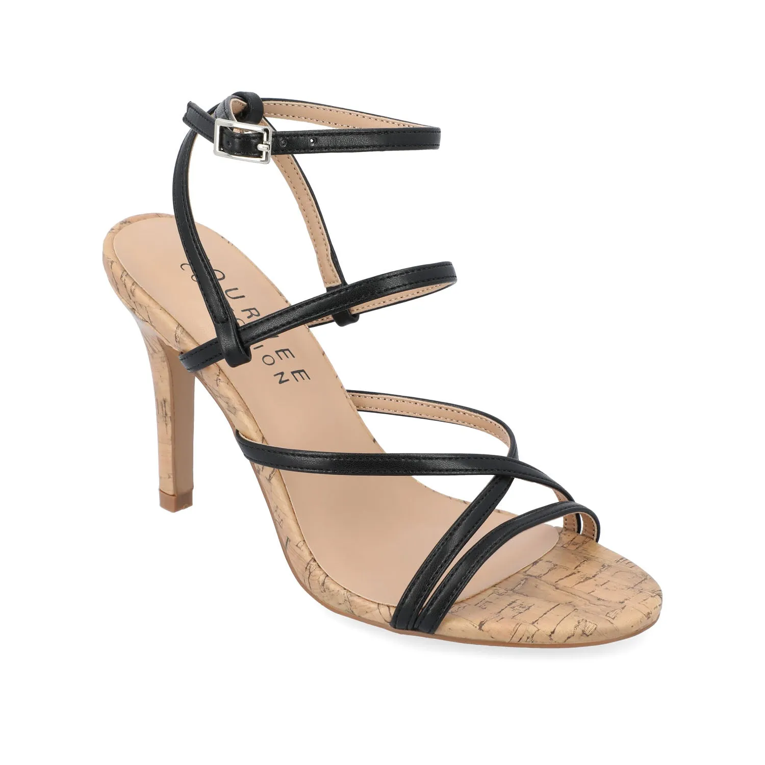 FYLISSA HEELED SANDALS IN FAUX LEATHER