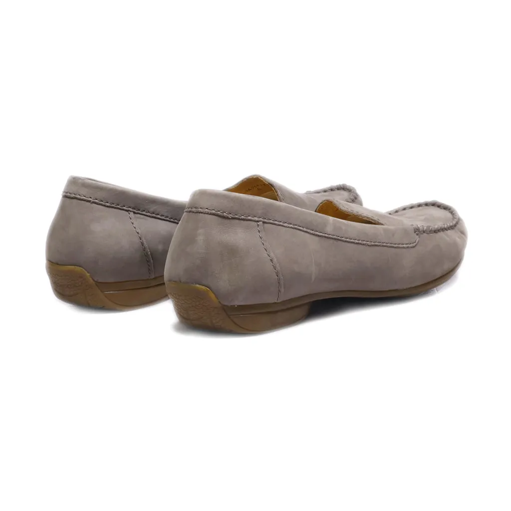 Gabor Moccasins Leather Grey Colour For Women
