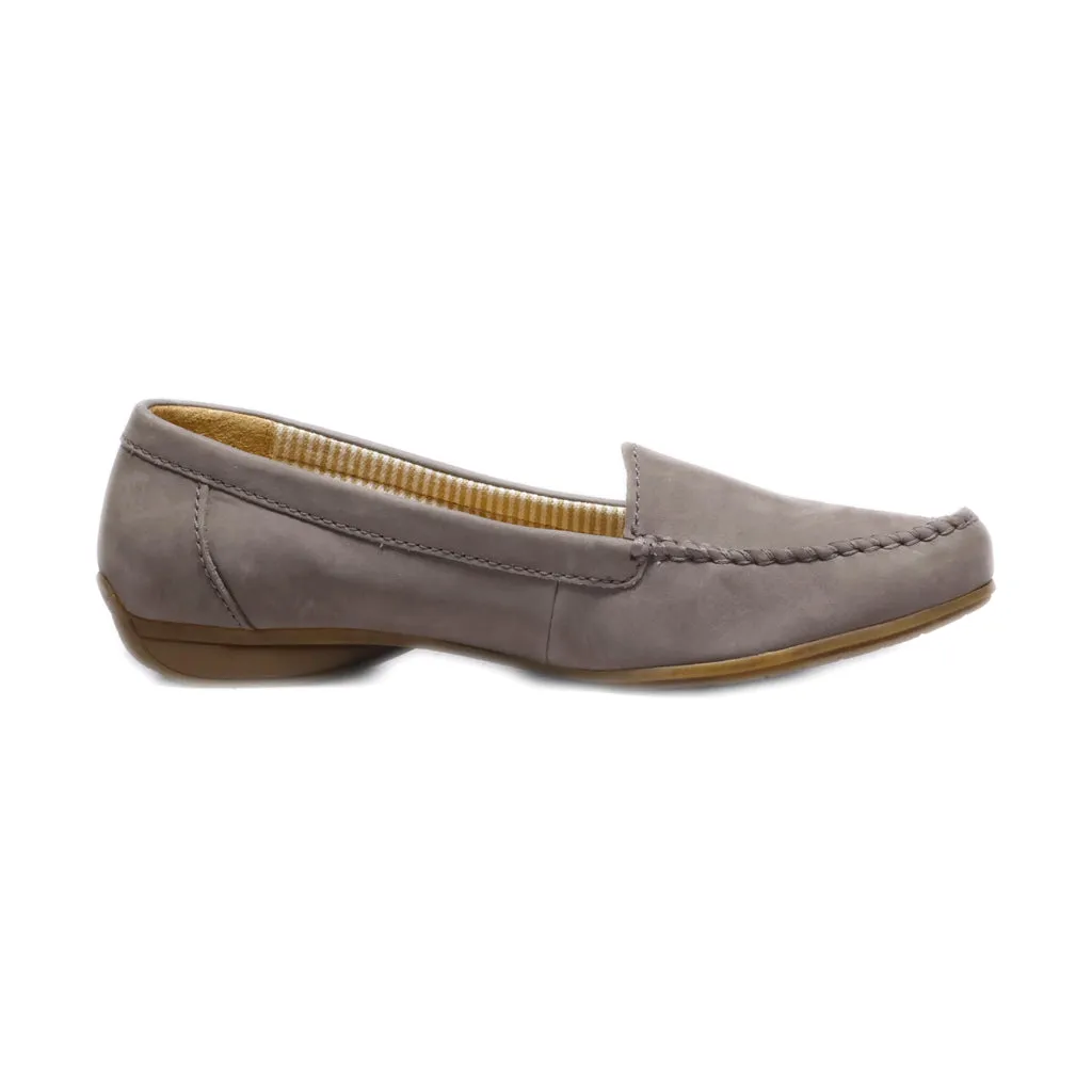 Gabor Moccasins Leather Grey Colour For Women