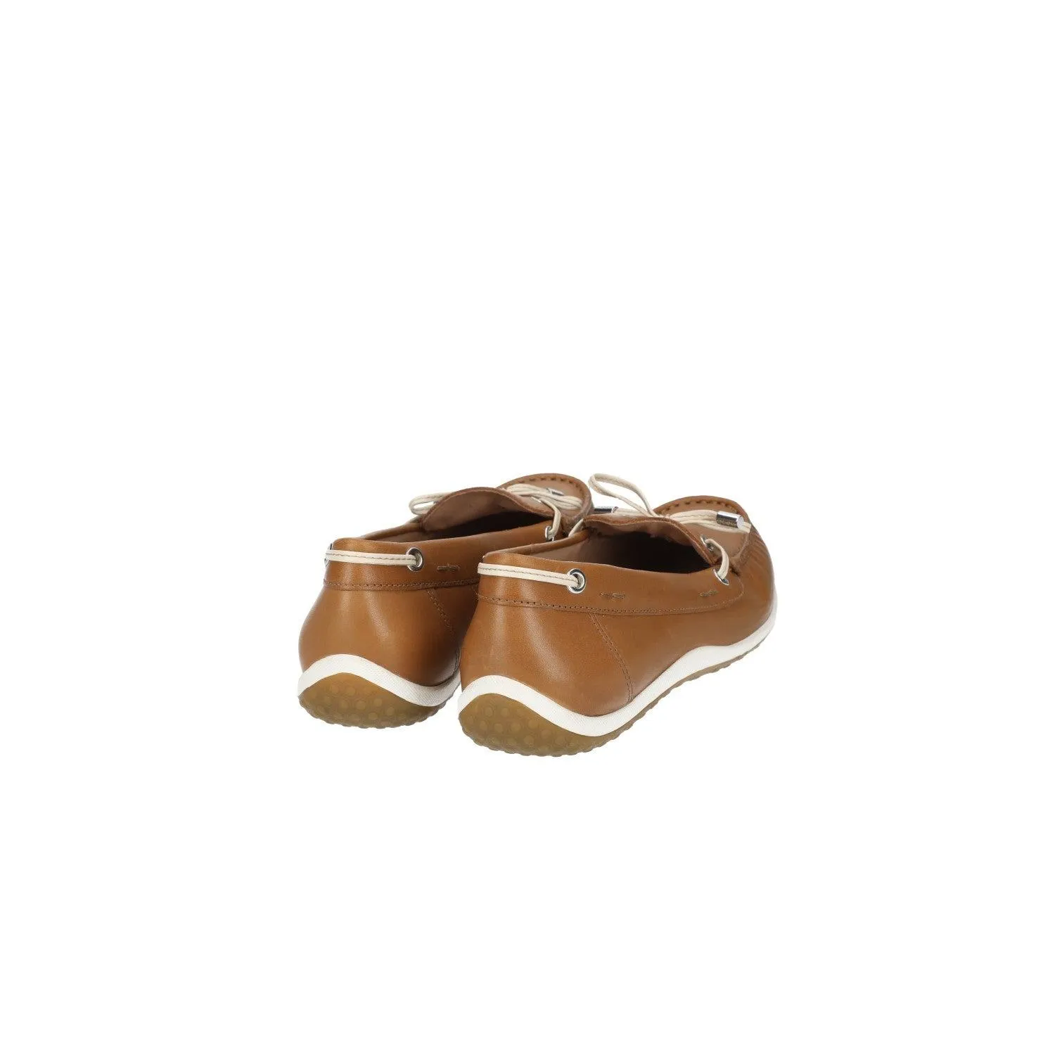 Geox D Vega Moc B Moccasins Leather Brown Colour For Women