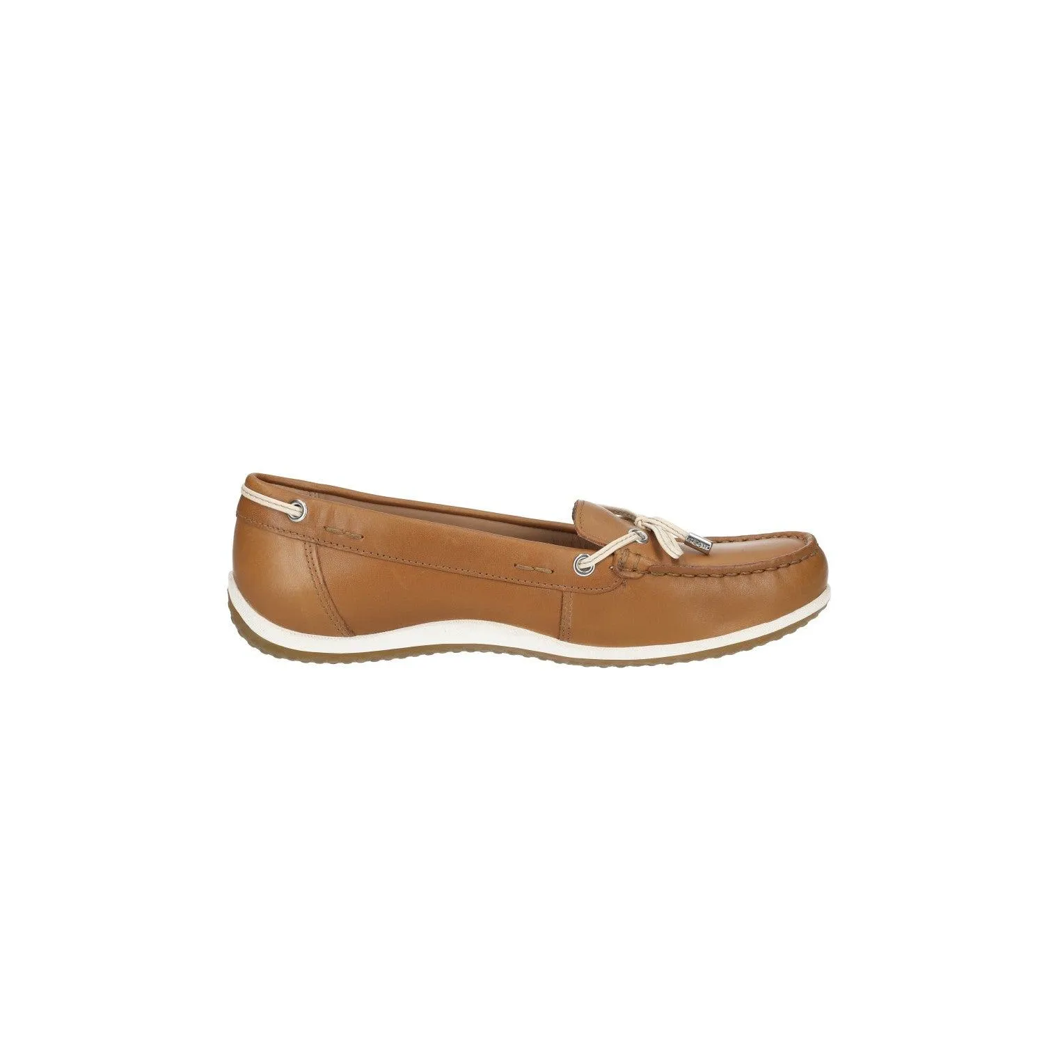 Geox D Vega Moc B Moccasins Leather Brown Colour For Women