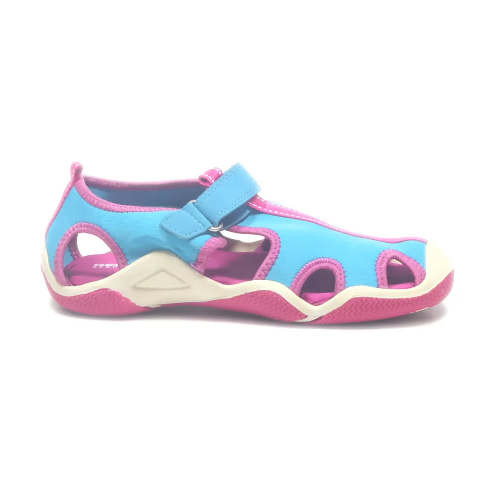 Geox Flat Sandals Fabric Multicolour Colour For Kids