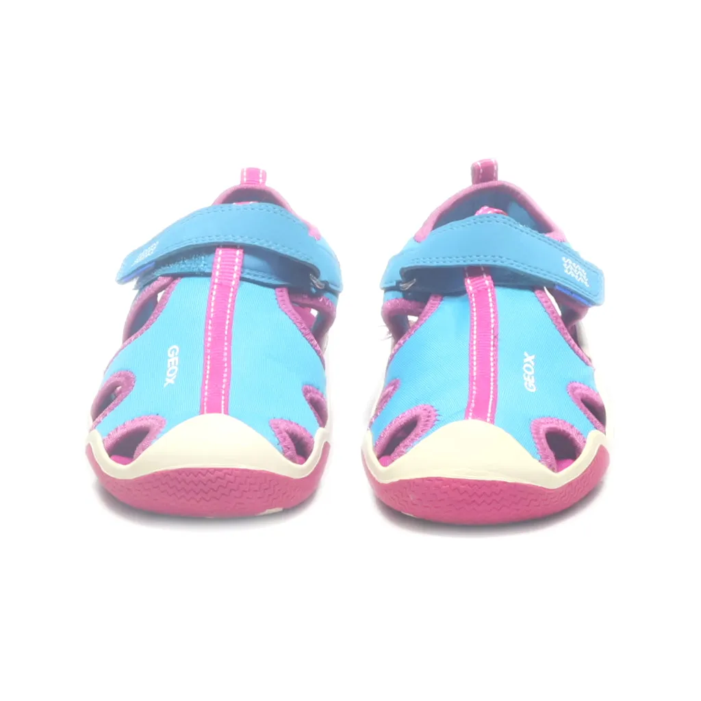 Geox Flat Sandals Fabric Multicolour Colour For Kids