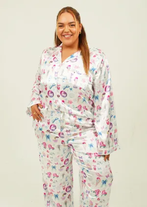 Girlhood Satin Long PJ Set