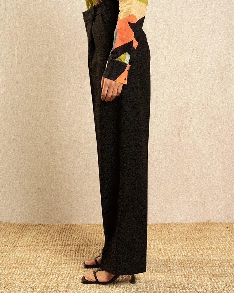 Grace & Mila Wide Leg Pants - Black