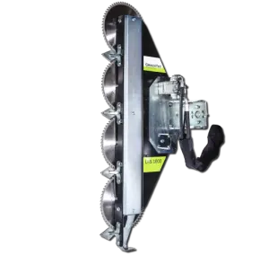 GreenTec Quadsaw | Model LRS-1602 | Working Width 5' 3" | Blade speed 2600-2700 RPM | For Excavators