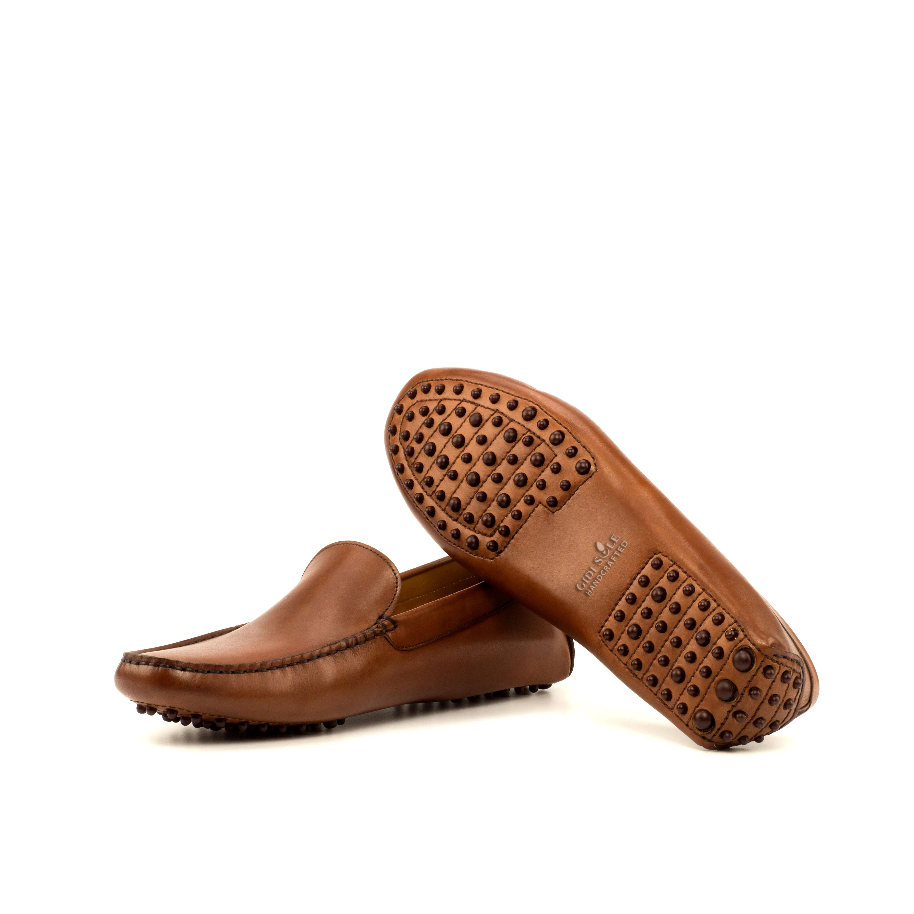 Happy Driver - Painted Calf Med Brown