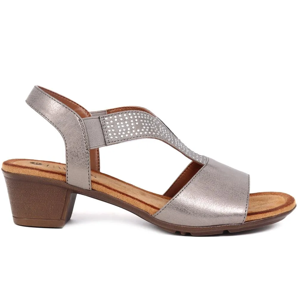 Heeled Slingback Sandals - WOIL35017 / 321 686