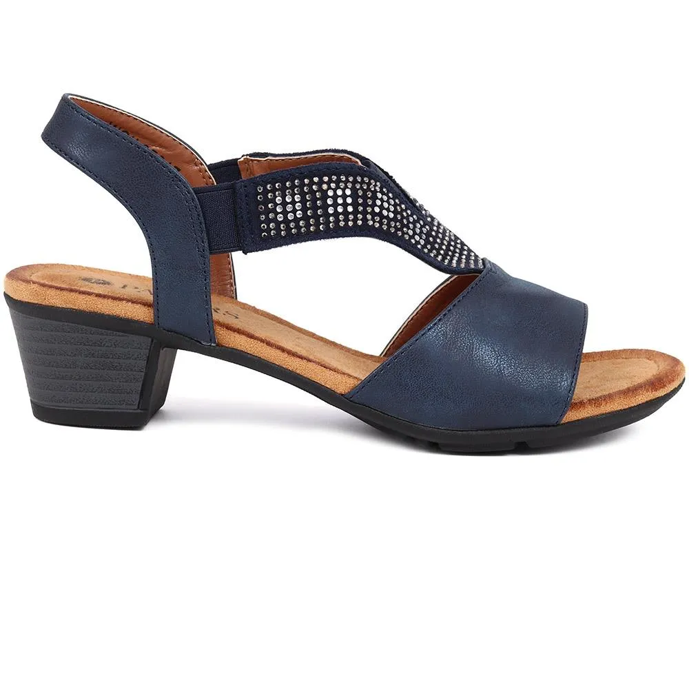 Heeled Slingback Sandals - WOIL35017 / 321 686