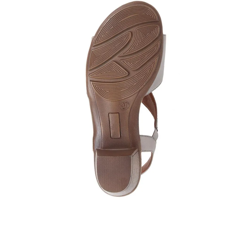 Heeled Slingback Sandals - WOIL35017 / 321 686