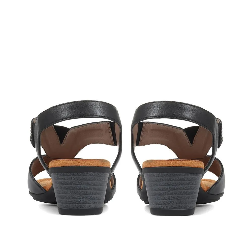 Heeled Slingback Sandals - WOIL35017 / 321 686