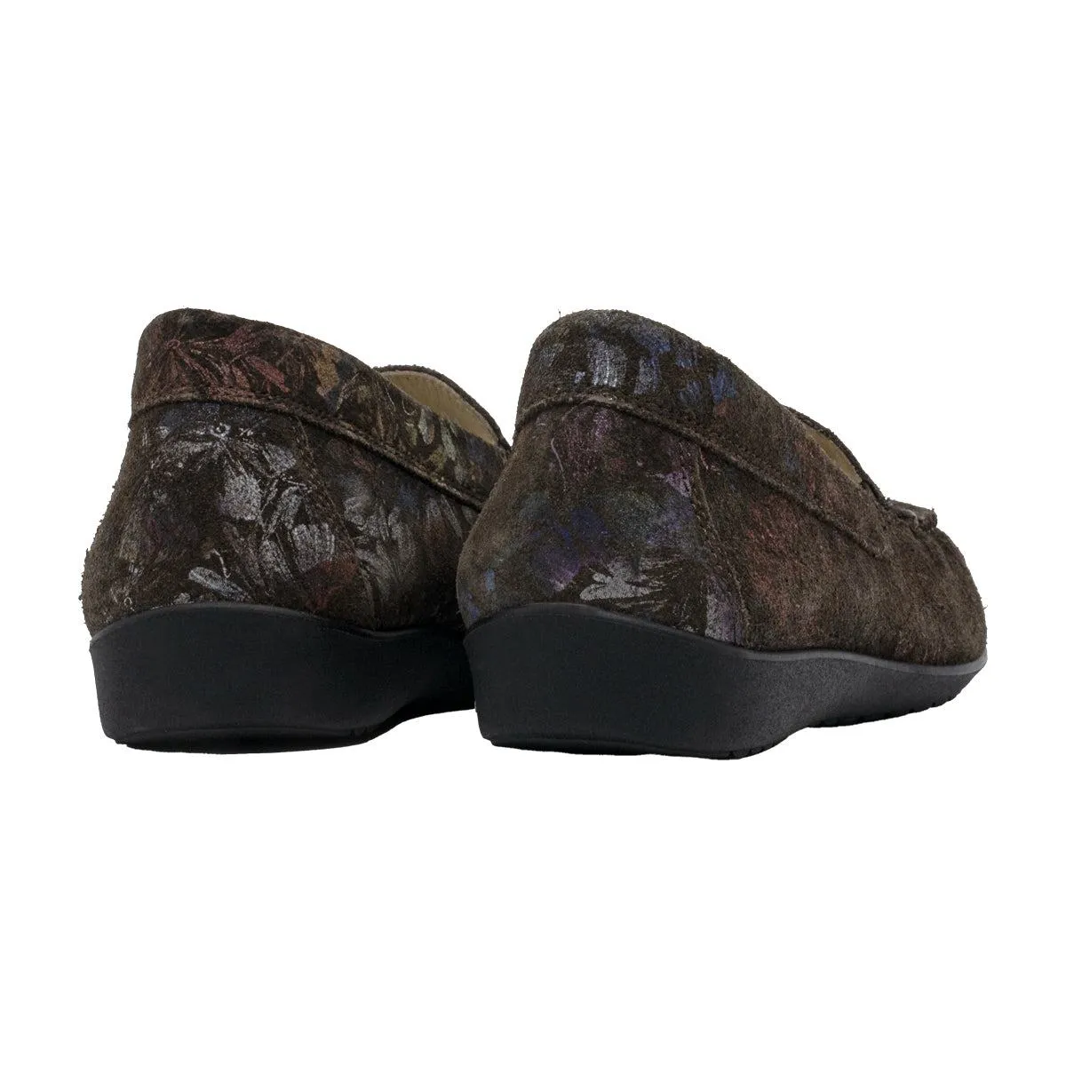 Helvesko Amina Moccasins Suede Leather Brown Colour For Women