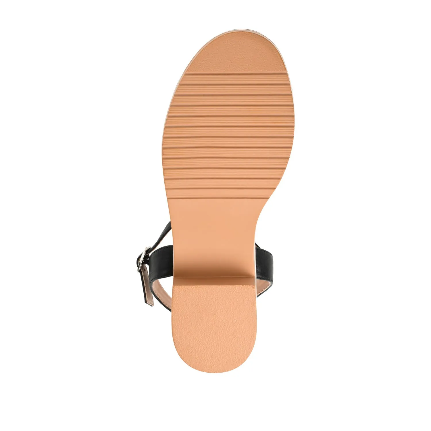 HILAREE HEELED SANDALS IN FAUX LEATHER