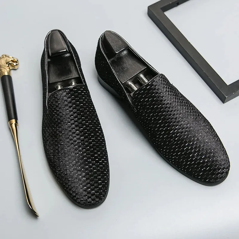 Hnzxzm Men's Casual Shoes Men's High Quality Loafers Men's Flat Shoes Fashion Men's Shoes Men's Driving Shoes Size 38-47