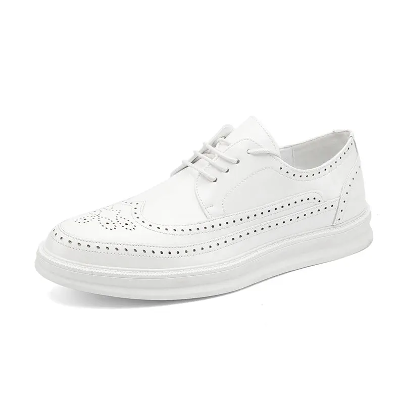 Hnzxzm New White Wedding Oxfords Men Dress Shoes Slip on Big Size 45 46 Driving Shoes Formal Dress Loafers Moccasins Shoes Men