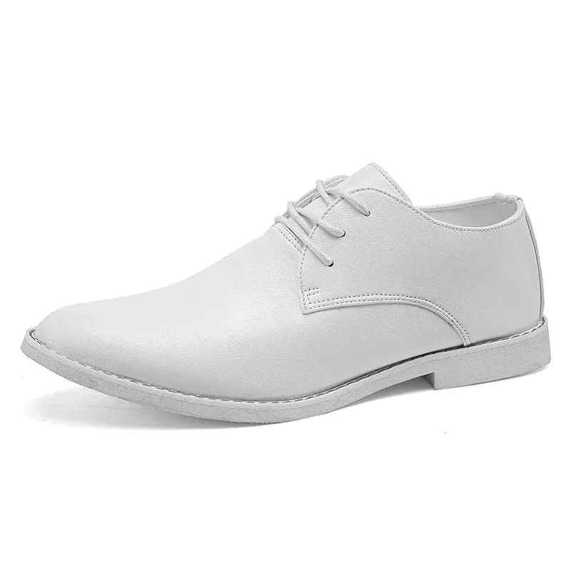 Hnzxzm New White Wedding Oxfords Men Dress Shoes Slip on Big Size 45 46 Driving Shoes Formal Dress Loafers Moccasins Shoes Men