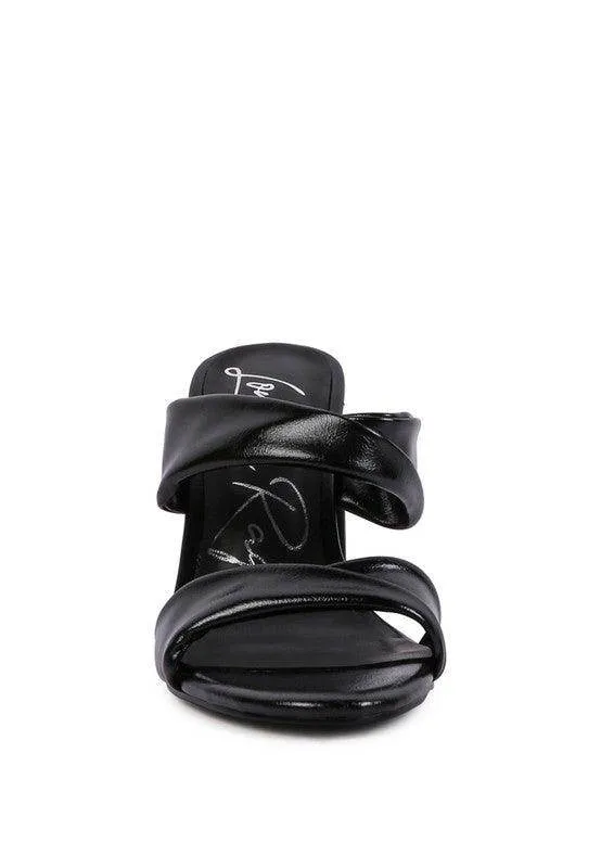 Hot Mess High Heeled Block Sandal