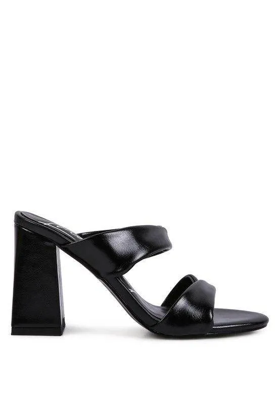Hot Mess High Heeled Block Sandal