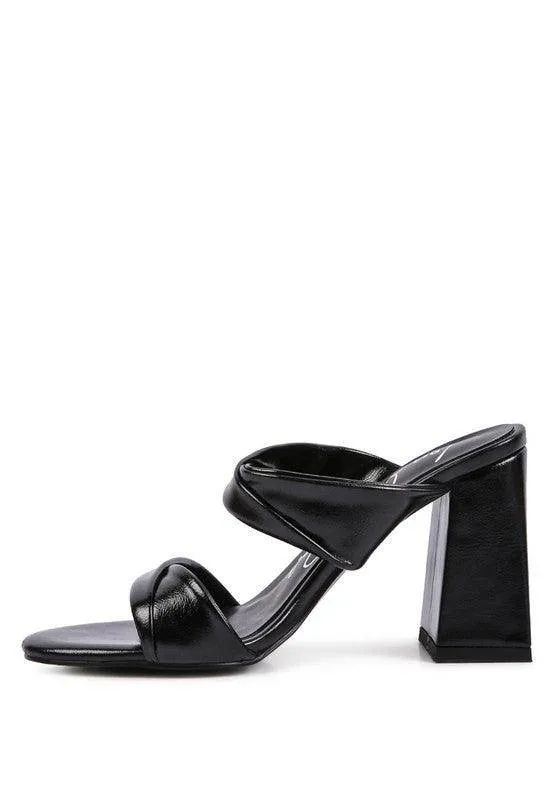 Hot Mess High Heeled Block Sandal