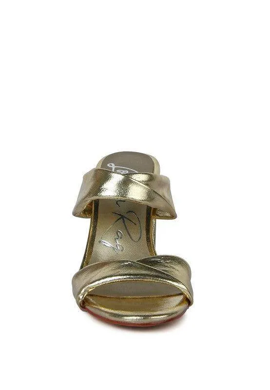 Hot Mess High Heeled Block Sandal