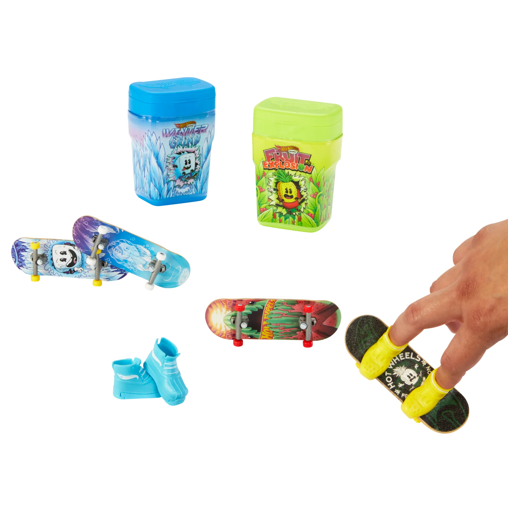 Hot Wheels Skate Veículo de Brinquedo Dois Pacotes de Chicletes