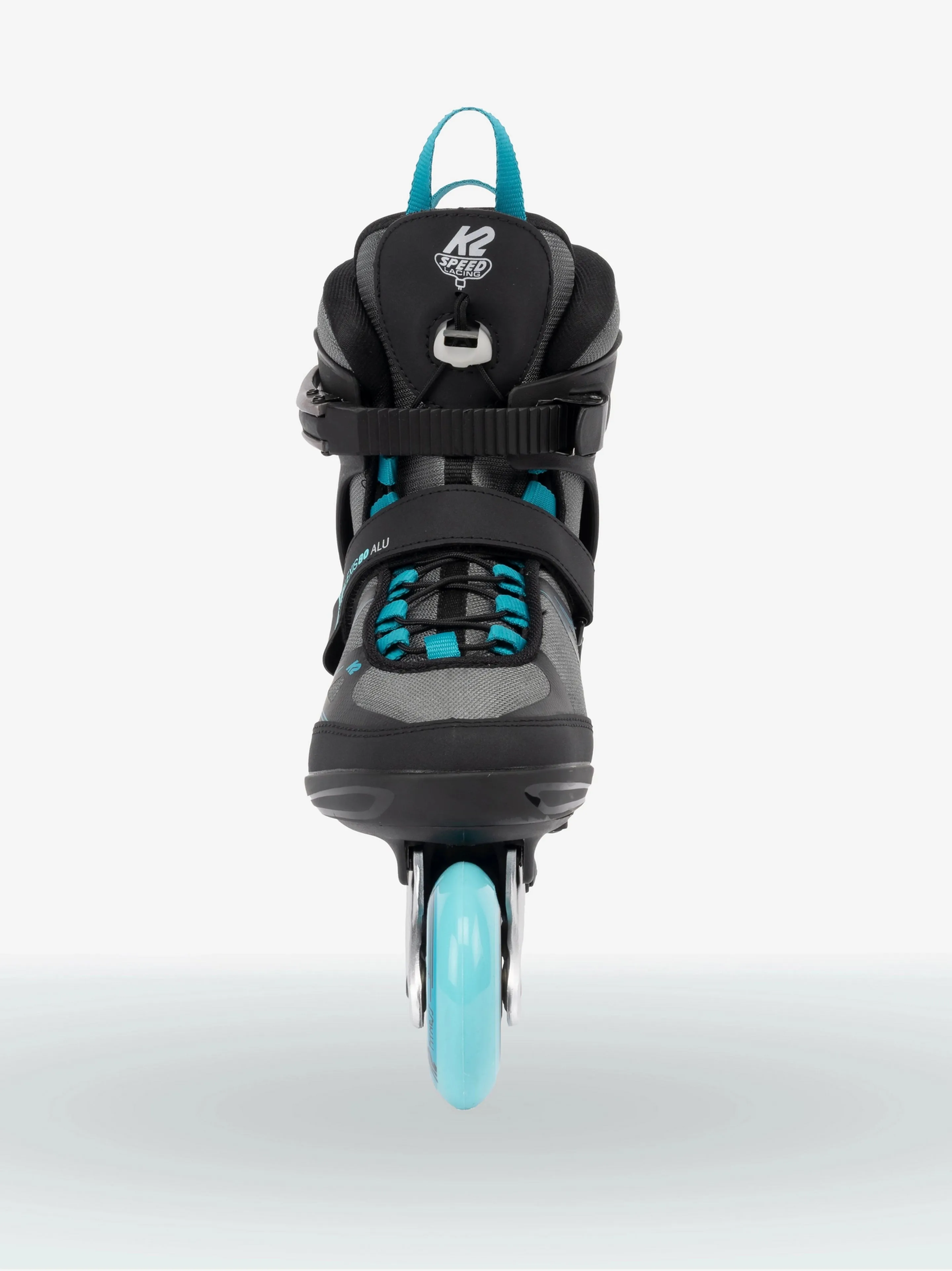 K2 ALEXIS 80 ALU INLINE SKATES 2022-GREY/CYAN