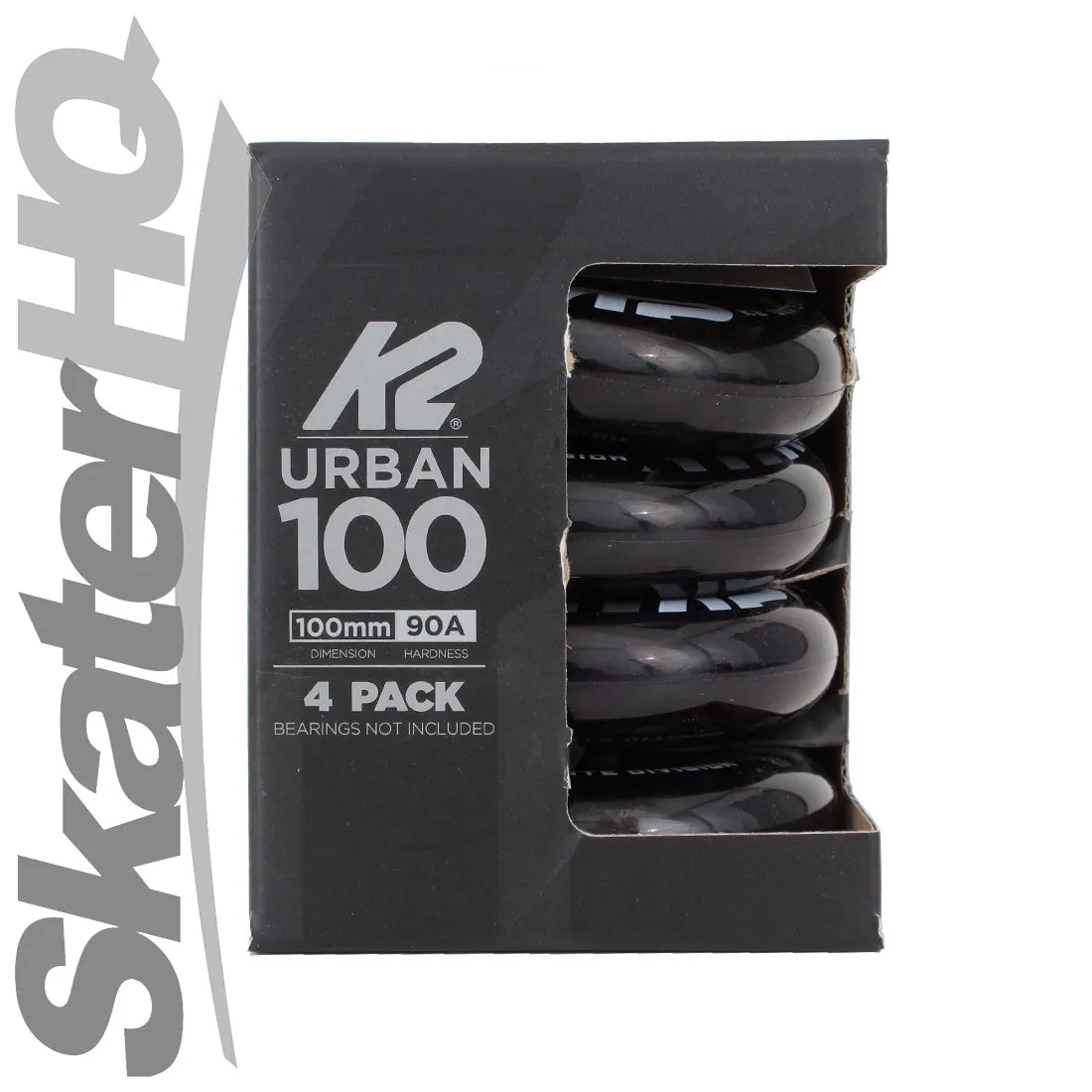 K2 Urban 100mm/90a 4pk - Black
