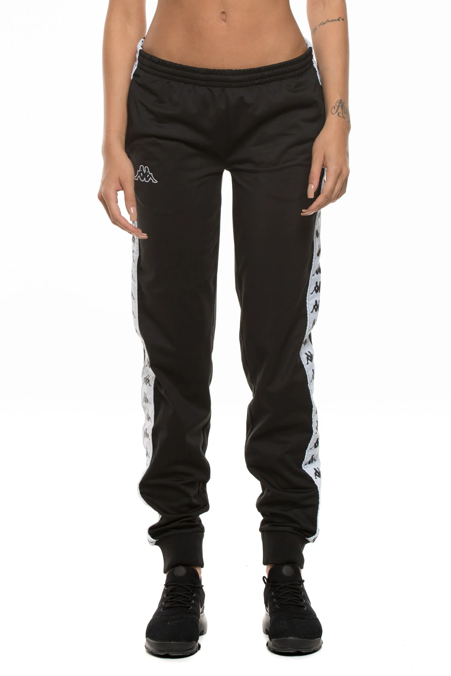 Kappa Women's 222 Wrastoria Pant Black/White