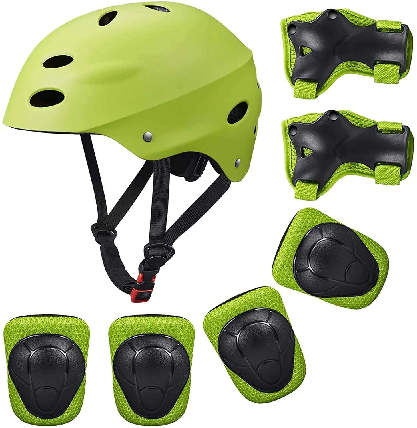 Kid Bike Helmet Knee Pads and Elbow Pads Set