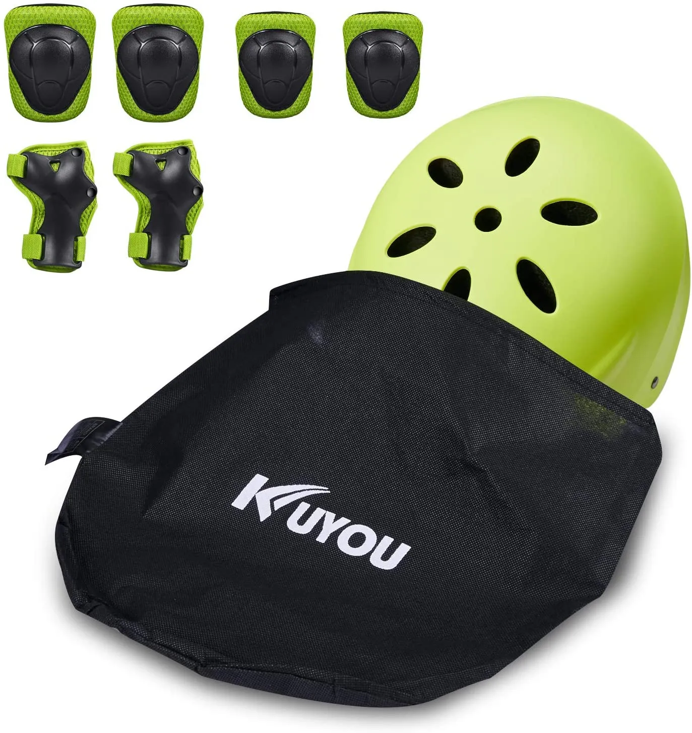 Kid Bike Helmet Knee Pads and Elbow Pads Set