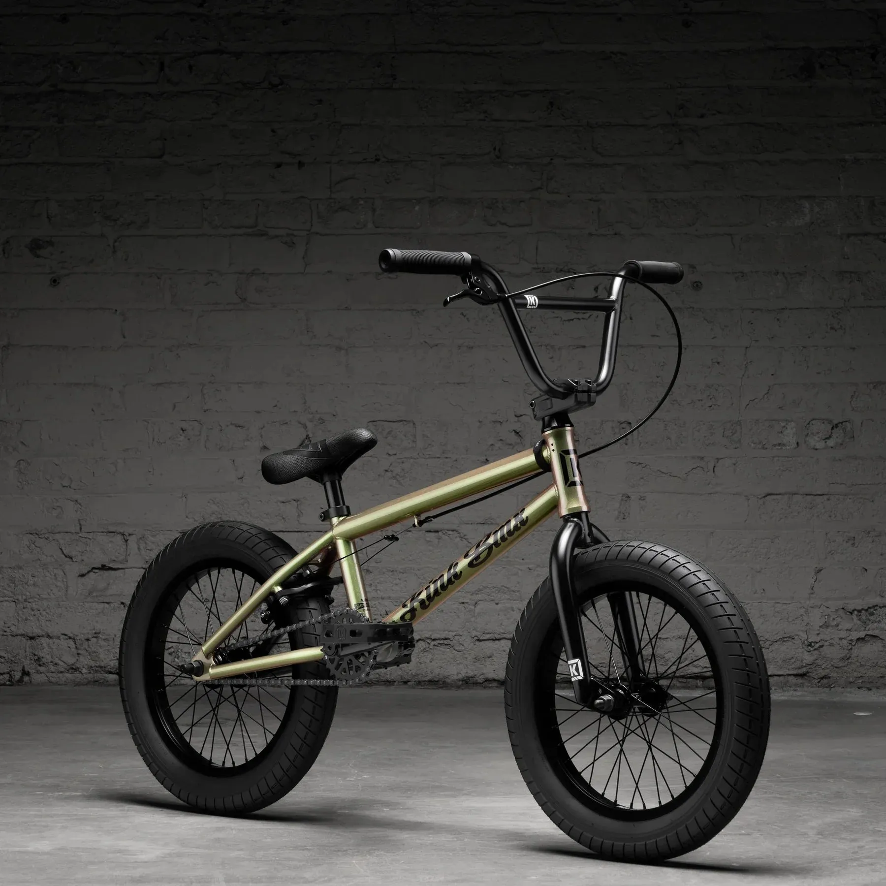 Kink 2026 Carve 16″ Complete BMX Bike - Patina Green