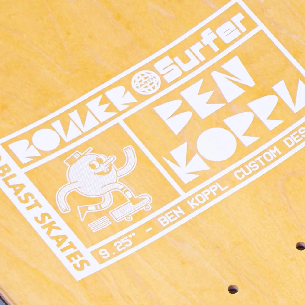Koppl Roller Earth Surfer Deck 9.25