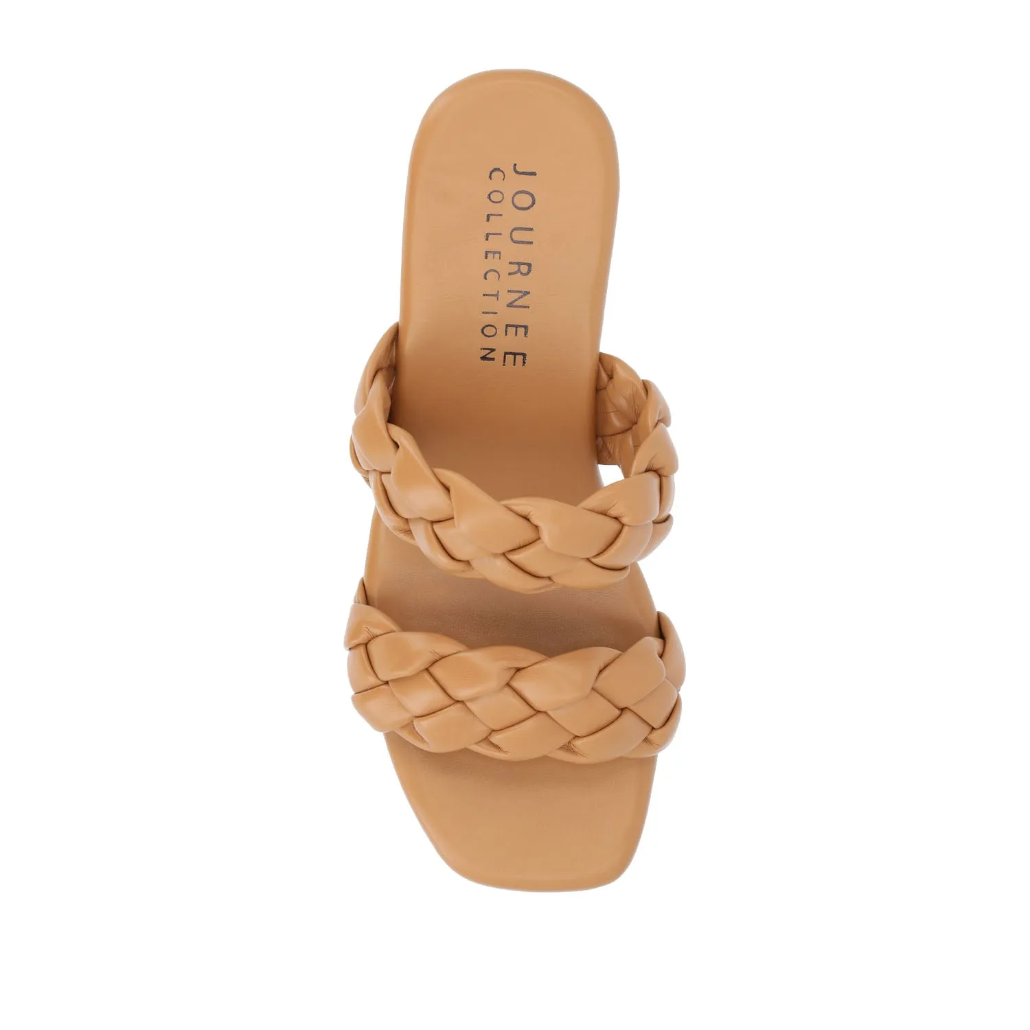 KYAA HEELED SANDALS IN FAUX LEATHER
