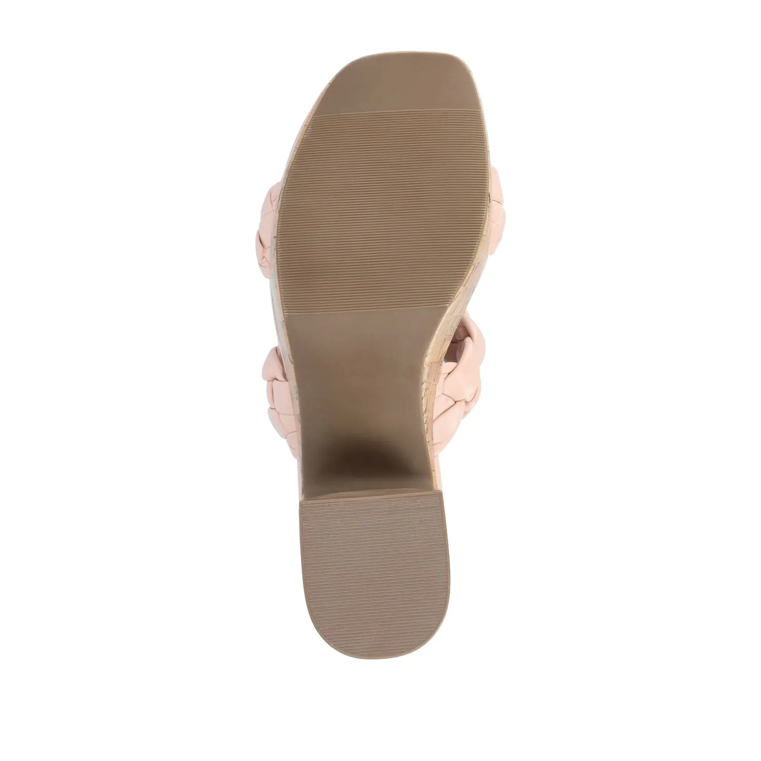 KYAA HEELED SANDALS IN FAUX LEATHER