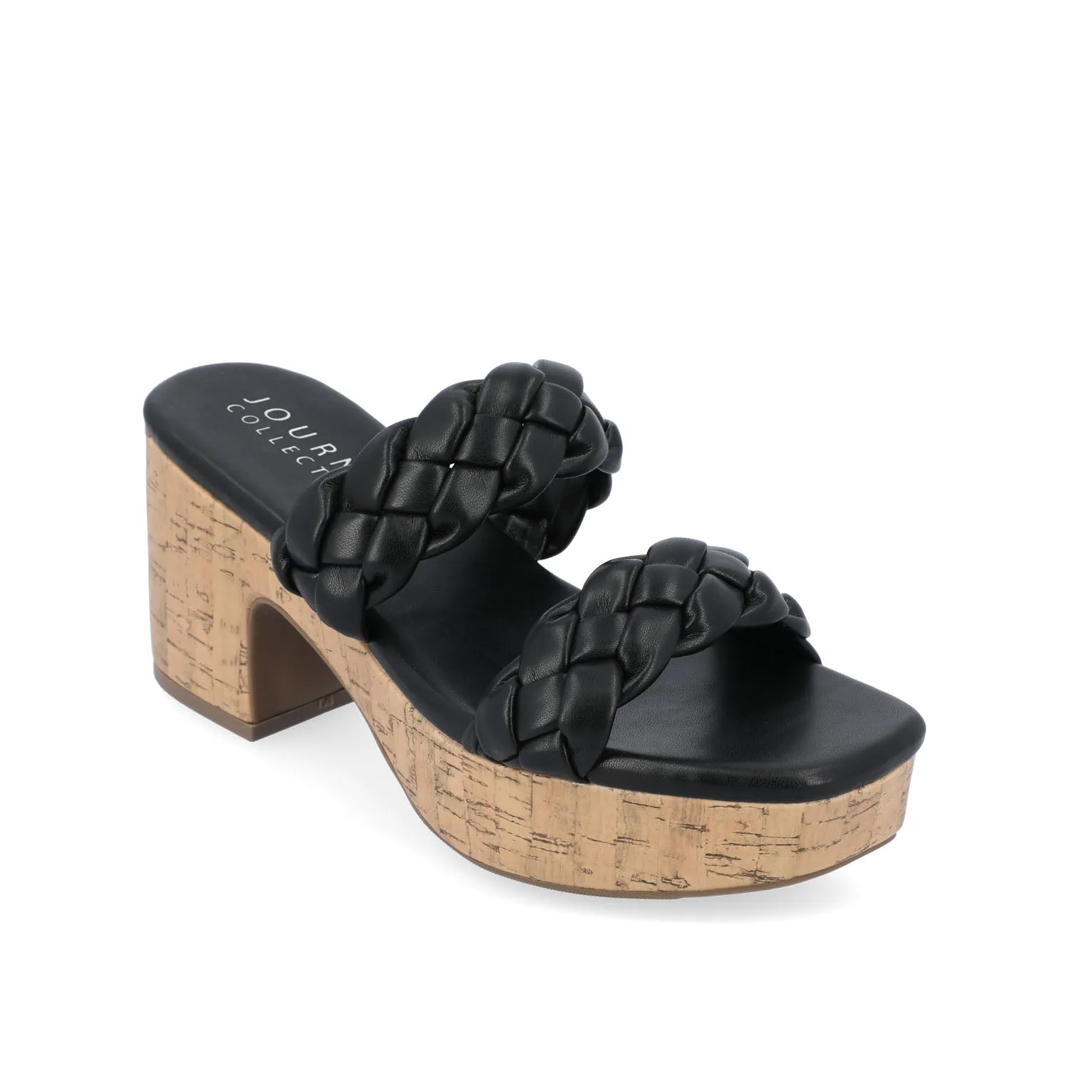 KYAA HEELED SANDALS IN FAUX LEATHER