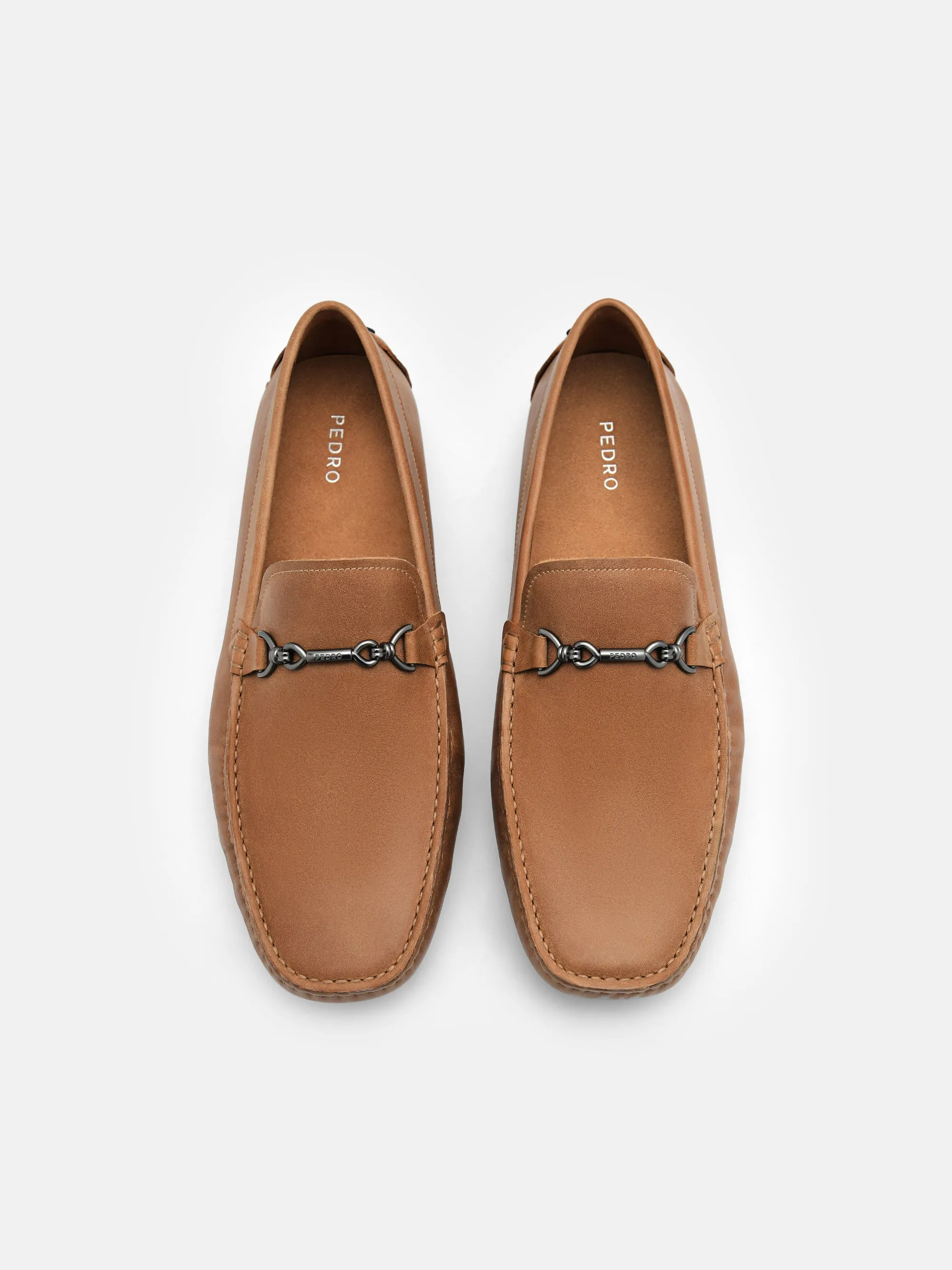Leather Horsebit Driving Shoes