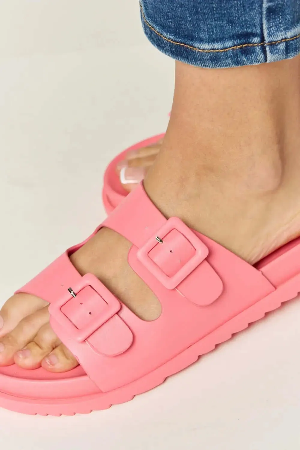 Legend Double Buckle Open Toe Sandals